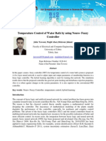 Temperature Control of Water Bath by Using Neuro-Fuzzy Controller