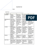 Oral Presentation Rubric