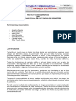 Proyecto de Prevencion de Desastres