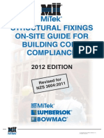 MiTek Structural Fixings On-Site Guide 2012 PDF