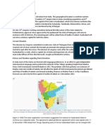 Andhra Pradesh Split in India PDF