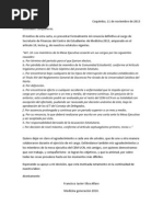 Carta de Renuncia