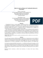 Implantación de Análisis de Aceite en Motores de Combustión Interna de Ciclo Diesel