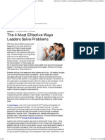 The 4 Most Effective Ways Leaders Solve Problems - Forbes PDF