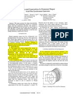 Design and Construction of A Permanent Magnet Axial Flux Synchronous Generator (For Micro Generation System) PDF