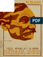 Fortunata y Jacinta Variante Escénica de Algunos Pasajes de La Famosa Novela de Galdos, Dialogada y Refundida en Siete Cuadros (Tres Actos) (1930)