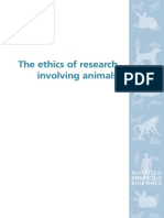 The Ethics of Research Involving Animals - Summary & Recs Only PDF