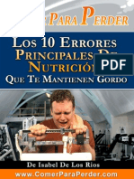 Los 10 Errores Principales de Nutrición PDF