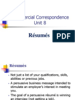 CC Unit 8, Résumés