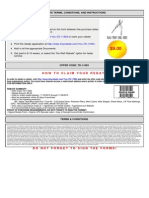 Howtoclaimyourrebate: Rebate Terms, Conditions, and Instructions