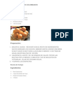 Receta de BUÑUELOS COLOMBIANOS