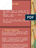 2 Acepciones de La Palabra Derecho