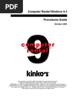 Kinko's - Computer Rental 9.3