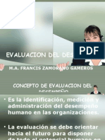 Evaluacion Del Desempeño