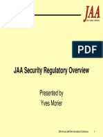 JAA Security Regulatory Overview