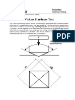 Vicker Hardness Test