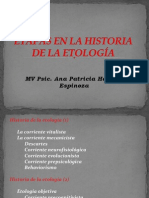 Etapas en La Historia de La Etología