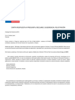 Carta SENCE Circular 29