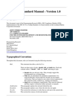 JCM 1.0 QACPP 2.3 Coding Standard Manual