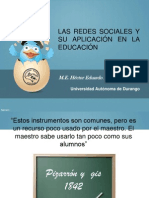 Redes Sociales y Educacion