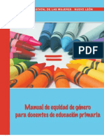 Manual de Equidad de Género para Docentes de Educación Primaria