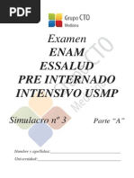 Simulacro ENAM 2013 - 3A