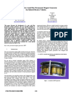 2003 Design of A New Axial Flux Permanent Magnet Generator For Hybrid Electric Vehicles