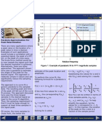 Parabola Approximation For Peak Detection