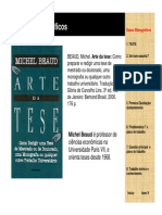 A Arte Da Tese - Michel Beaud