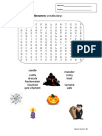 Halloween Wordsearch