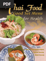 Thai Food Good Set Menu For Health