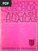 Gramática Quechua Áncash