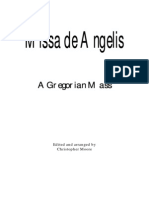 Missa de Angelis: A Gregorian Mass