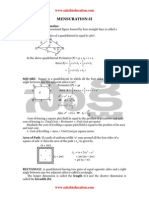 Mensuration-Ii: H D H D H H D