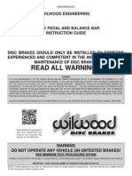 Read All Warnings: Wilwood Engineering