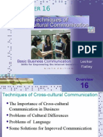 Cross Cultural Communication