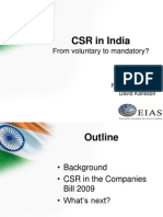 CSR in India: From Voluntary To Mandatory?