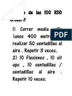 La Lista de Las 100 RDD CrossFit