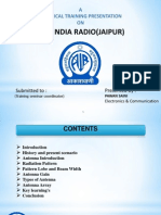 All India Radio (Jaipur) : A Practical Training Presentation ON