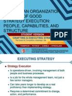 Building An Organization Capable of Good Strategy Execution: People, Capabilities, and Structure