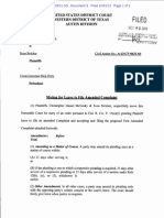 United States District Court Western District of Division: Texas Austin