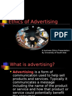 Advertising and Ethics