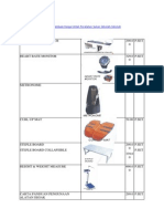 Panduan Harga Peralatan Sukan - 2013