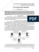 A Study of Neural Network Algorithms: Namrata Aneja