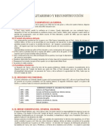 Segundo Militarismo y Reconstrucción Nacional