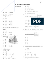 Mathematics 1995 Paper 2