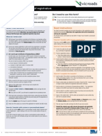 Vic Roads Transfer Form