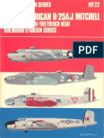 Osprey Aircam Aviation Series 22 - North American B-25A-J Mitchell in USAAF-USMC-RAF-Free French-NEIAF Kon - Marine &foreign Service