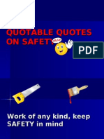 Quotable Quotes On Safety