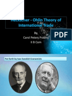 Heckscher - Ohlin Theory of International Trade